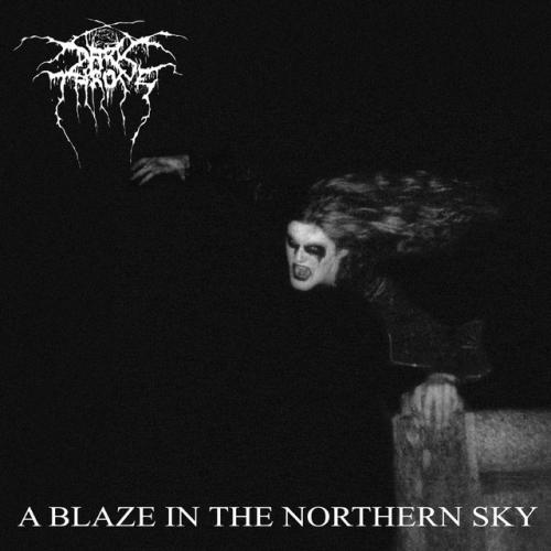 Cover artwork: A Blaze in the Northern Sky by Darkthrone